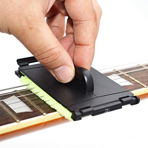 SAPHUE Guitar String Cleaner Clean Fretboard Cloth Tool Scrubber for Cleaning Maintenance Care