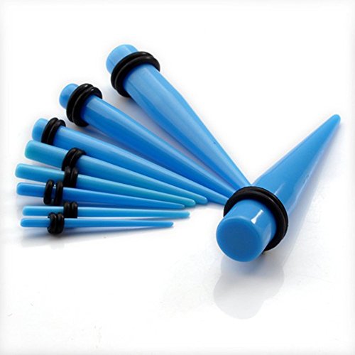 AIFUSI Taper Kit with Plugs Stretching Set 14G00G Tunnel Expansion