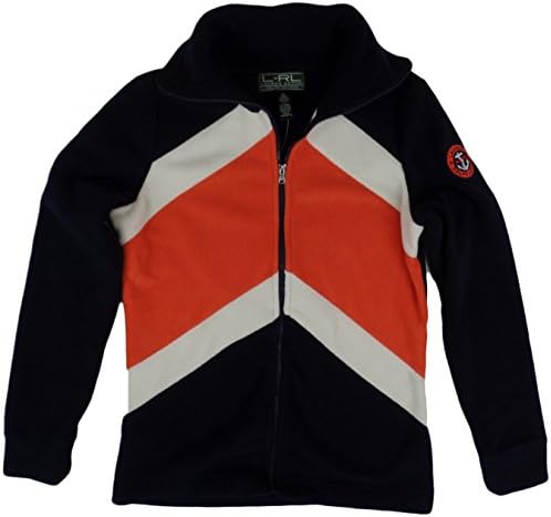L-RL Active by Ralph Lauren Women's Full Zip Fleece Jacket (S, Navy)