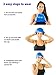 Olympian Swim Caps for Women with Long Hair, One Size Fits All, Soft Silicone, (Blue)