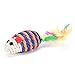 Pet Cat Kitten Feather mice Sisal Rope mouse Rattle Scratcher Toy,Color Random