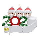 MAXORA Personalized Survived Family of 3 Ornament