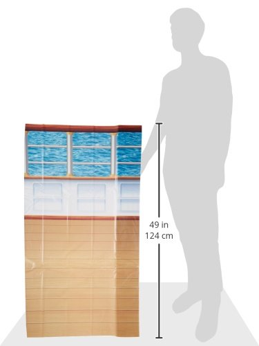 Beistle 52028 1-Pack Cruise Ship Deck Backdrop, 4-Feet by 30-Feet - //coolthings.us