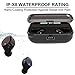 Wireless Earbuds, Lastest Bluetooth 5.0 True Wireless Bluetooth Headphones,4000mAh Charging Dock LED Battery Display 200H Playtime,IPX8 Waterproof In-ear Headset Earphones with Built-in Mic for Sports