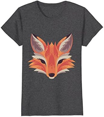 Womens The Fox T-shirt Medium Dark Heather