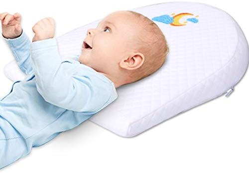 Plaisiureux ベビー枕 赤ちゃん ベビー用品 新生児 まくら 吐き戻し防止 クッション 斜面枕 Przystan Warszawa