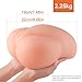 Male Sex Love Doll Masturbator with Two Holes for Masturbation, SHEQU 3D Realistic Vagina and Anal Masturbator Silicone Natural Suction Adult Toys 5Pounds (Maki Ass)
