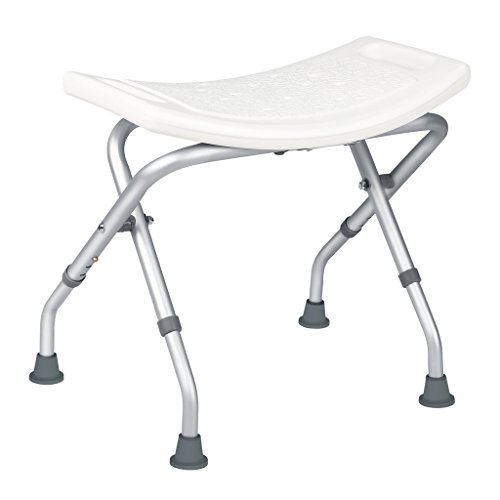 JCMASTER Folding Bath Chair For Seniors with Aluminum Frame