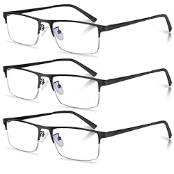 Anourney 3-Pack Reading Glasses for