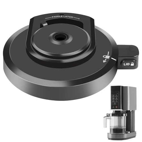 Replacement Outer Bowl Lid Compatible with Ninja CREAMi Ice Cream Maker NC301 / NC300 / CN301CO / NC299AMZ, Creami Replacement Lid, Creami Accessories (NO Paddle)