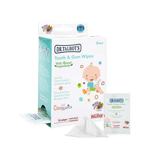 Nuby All Natural Baby Tooth and Gum Wipes with Citroganix (36x24) 864 Count Pricepulse