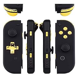 Chrome Gold D-pad ABXY Keys SR SL L R ZR ZL Trigger