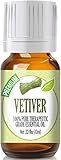 Vetiver Essential Oil - 100% Pure Therapeutic Grade Vetiver Oil - 10ml