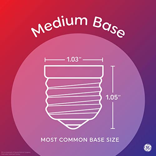 GE LED+ Color Changing LED Light Bulb with Remote, Multicolor, A19