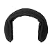 Flammi Unisex Winter Earmuffs Foldable Fleece Ear Warmers (Black A)