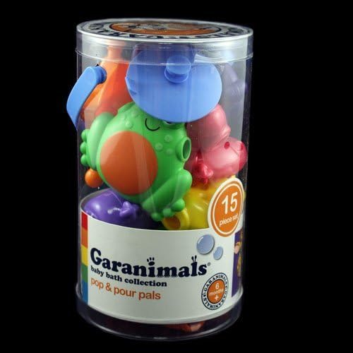 Garanimal Baby Bath Collection, Pop & Pour Pals