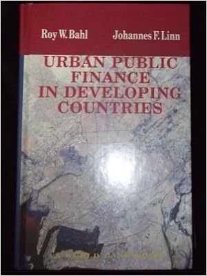 Urban Public Finance In Developing Countries The Political - 