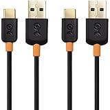 Cable Matters 2-Pack USB Type C (USB-C) to Type A (USB-A) Cable in Black 6.6 Feet