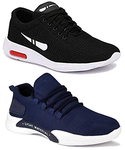 WORLD WEAR FOOTWEAR Men Multicolour Latest Collection Sports Running Shoes – Pack of 2