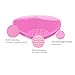 Facial Cleansing Brush, Gentle Exfoliating and Sonic Face Brushes, Electric Cleanser Brush Silicone for Deep Cleaning, Removing Blackhead and Massage(Pink)