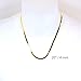 metaltree98 Men's Women's Flat Flexible Shine Herringbone Chain Necklace 14kt Gold Plated sized 20