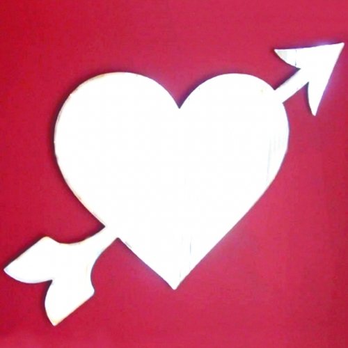 Super Cool Creations Heart & Arrow Mirror - 32cm x 40cm