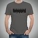 The Upside Down - Stranger of Things, Hawkins Graphic T Shirt - Small - Charcoal