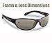 Flying Fisherman 7865BS Sunglass, Matte Black Frames/Smoke Lenses, One Size