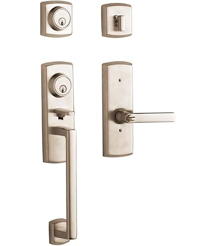 Poignée De Porte Baldwin Hardware 6402.402.ENTR - Noir - Neuve