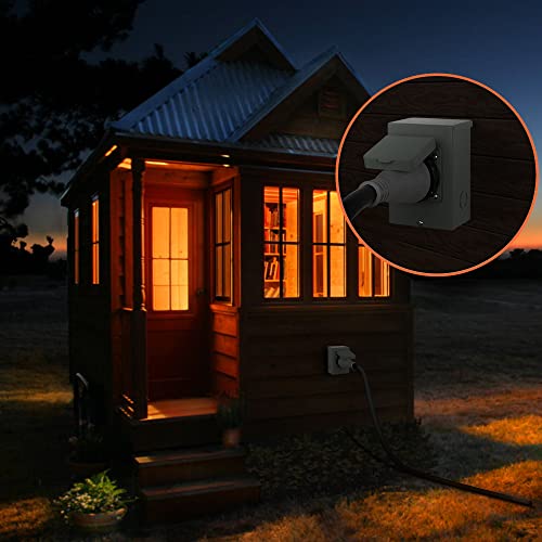 WELLUCK 50 Amp Generator Power Inlet Box, NEMA 3R Power Inlet Box, PB50