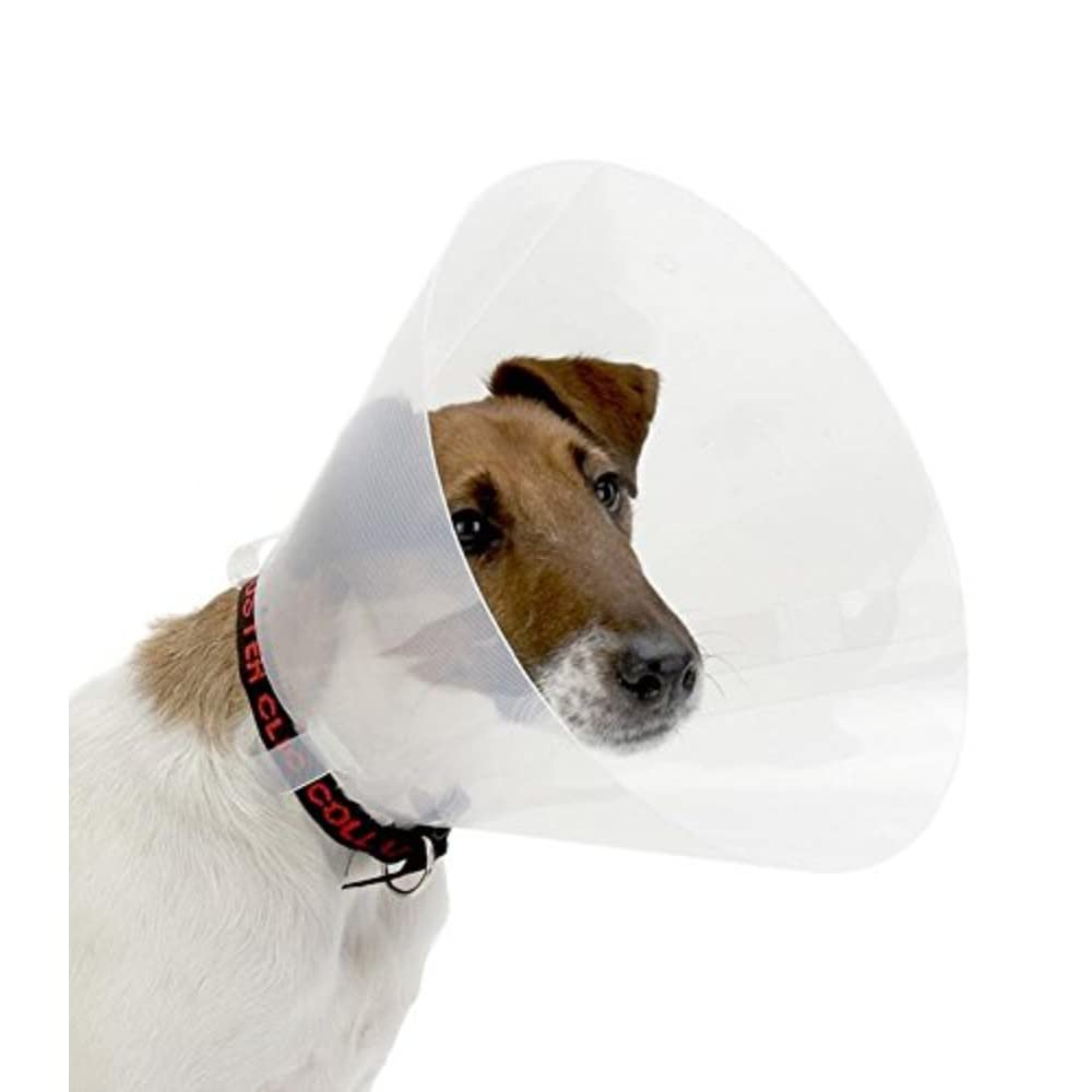 Croci - Elizabethan collar for dogs size L, cone-shaped Elizabethan collar for the protection and care of dogs and cats, prevents scratches, bites and licks, 20 cm
