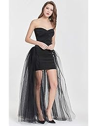 Falda de tutú para dama, con 4 capas, para fiestas, bodas