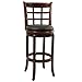 Boraam Kyoto Bar Height Swivel Stool, 29-Inch, Cherry