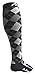 A-Swift Compression Socks for Women & Men - Black Argyle, Large