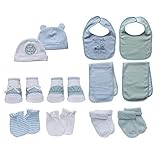 Little Me 13 Piece Take Me Home Set, Blue/White, 0-12 Months