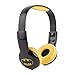 Batman Kids Safe Over The Ear Headphones HP2-03082 | Kids Headphones, Volume Limiter for Developing Ears, 3.5MM Stereo Jack, Recommended for Ages 3-9, by Sakar,Yellow
