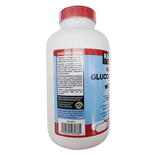 Kirkland Signature Extra Strength Glucosamine HCI 1500mg, With MSM 1500