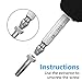 CINOTON Screw Extractor Kit Set Damaged Screw Extractor and Remove Set Made of High-Speed Steel HSS 4341, A1D02 2 Pack of Stripped Screw Extractor