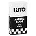 Listo 162 Marking Pencils Refill, Box of 72, Grease Pencils/China Marking Pencils/Wax Pencils (Color Black)