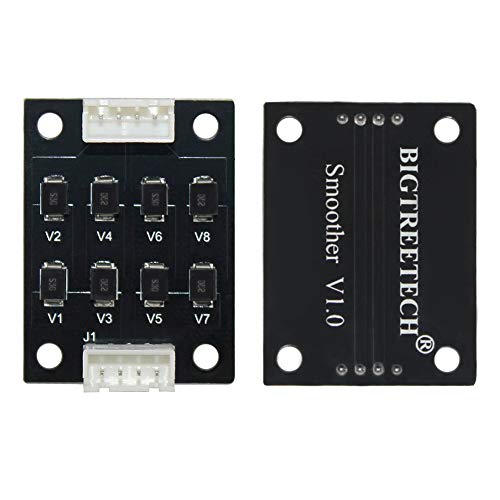 KeeYees 4 Pcs Smoother Addon Module kit - 3D Printer Accessories for Pattern Elimination Motor Filter Clipping Filter A4988 / DVR8255 3D Printer Stepper Motor Driver