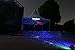 Indoor/Outdoor Blue and Green moving laser firefly with LED Holiday day party Light