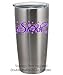 Polka Dot Name Decal With or Without Stainless Steel Tumbler Mug. Choose Color, Size, Add Name. For Car, Cups, Laptop, Water Bottle, etc. Metallic and Glitter Vinyl