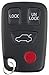 KeylessOption Keyless Entry Remote Control Transmitter Car Key Fob Replacement for Volvo HYQ1512J