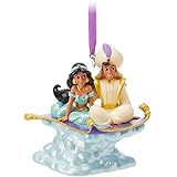 Disney Aladdin and Jasmine Singing Living Magic Sketchbook Ornament