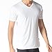 Lapasa Men’s 2-Pack Undershirts Micro Modal V Neck Tag-Free T Shirts M08