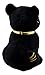 Ebros Black & Gold Egyptian Small Scarab Amulet Bastet Cat Plush Toy Soft Doll Collectible 5