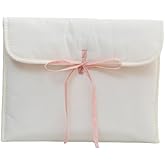 Attria Cute Y2K Bowtie Laptop Sleeve Puffy Notebook Bag 11-14 Inch Tablet Bag Cutecore Protective Laptop Case for Women (13-14 Inch,White)