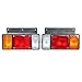 D&D (Drag & Drift) 1 Pair Left Right Tail Light Lamp Fits For Elf NPR NQR NRR NKR NHR NLR Truck 1986-ON