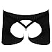YiZYiF Men's Lingerie Open Crotch Boxer Briefs Underwear Sold by SHIFANG (2Pcs Black)