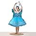 VOWOV Girls Dress Up Princess Fairy Costume Set Halloween with Dress, Wings, Wand and Headband for Children Ages 3-10